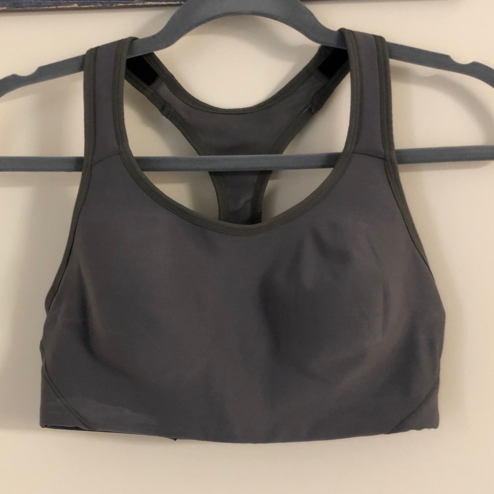 Army Green Racerback Sports Bra